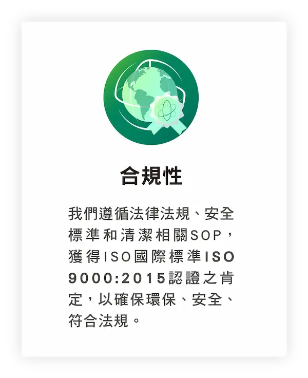 符合ISO法規